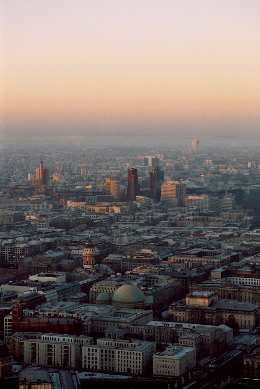 Berliner Stadtansicht mit Skyline
